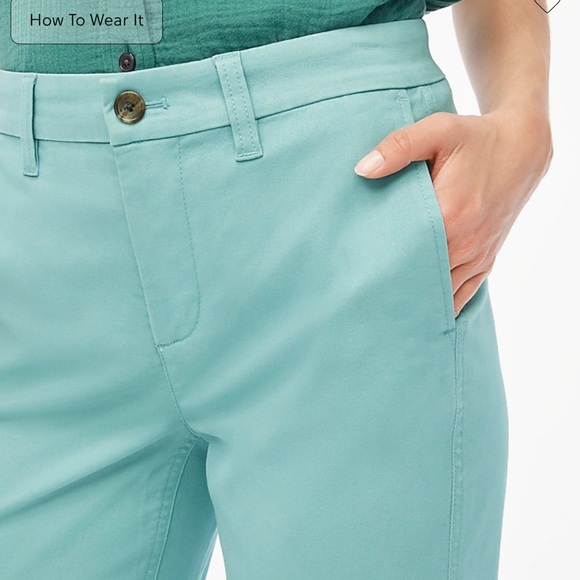 J.Crew High Rise Girlfriend Chino Pants - Picture 2 of 8